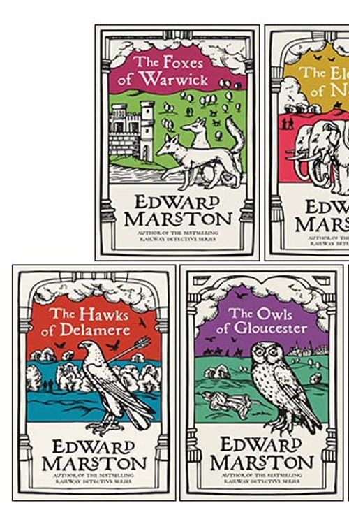 Cover Art for 9789124182977, Domesday Series 5 Books Collection Set By Edward Marston(The Hawks of Delamere, The Wildcats of Exeter, The Foxes of Warwick, The Owls of Gloucester, The Elephants of Norwich) by Edward Marston