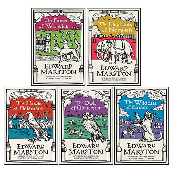 Cover Art for 9789124182977, Domesday Series 5 Books Collection Set By Edward Marston(The Hawks of Delamere, The Wildcats of Exeter, The Foxes of Warwick, The Owls of Gloucester, The Elephants of Norwich) by Edward Marston