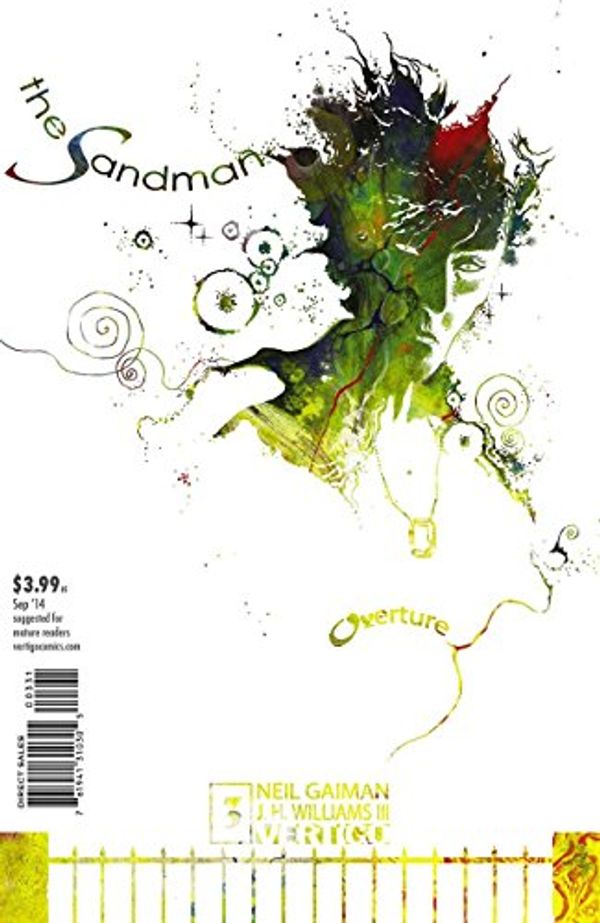 Cover Art for B00YN6U46C, Sandman Overture #3 Black & White Variant Edition A by Neil Gaiman, J H. Williams