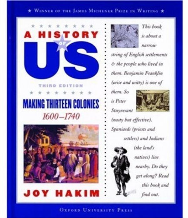 Cover Art for 9780195153217, A History of Us by Joy Hakim