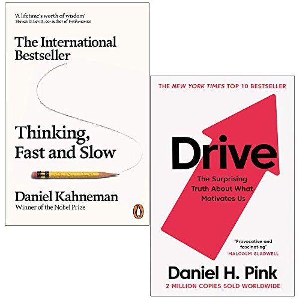 Cover Art for 9789123951505, Thinking, Fast and Slow By Daniel Kahneman & Drive: The Surprising Truth About What Motivates Us by Daniel H. Pink 2 Books Collection Set by Daniel Kahneman, Daniel H. Pink