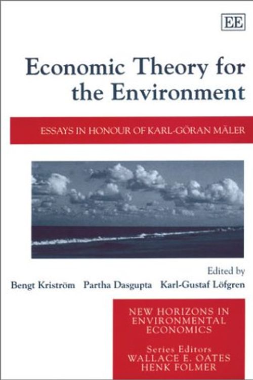 Cover Art for 9781840648874, Economic Theory for the Environment by B. Kristrom