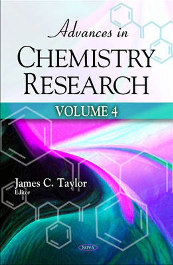 Cover Art for 9781616687434, Advances in Chemistry Research: v. 4 by James C. Taylor