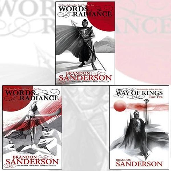 Cover Art for 9789123553440, Brandon Sanderson Collection The Stormlight Archive Book 3 Books Bundle (Words of Radiance Part One, Words of Radiance Part Two, The Way of Kings Part Two) by Brandon Sanderson