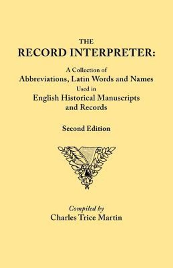 Cover Art for 9780806302362, The Record Interpreter by Charles Trice Martin