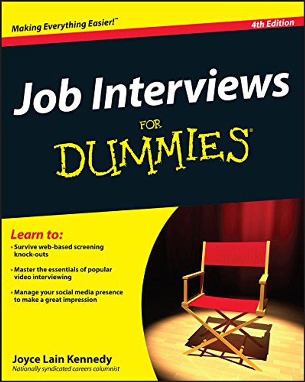 Cover Art for B006H0LH7W, Job Interviews For Dummies by Joyce Lain Kennedy