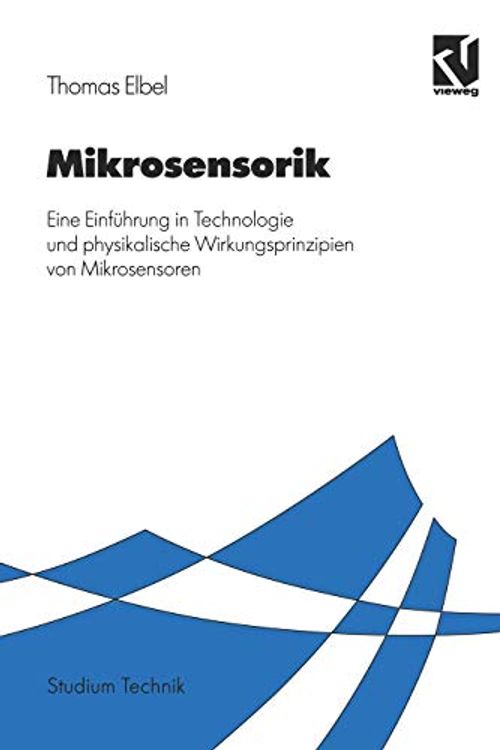 Cover Art for 9783528033774, Mikrosensorik by Thomas Elbel