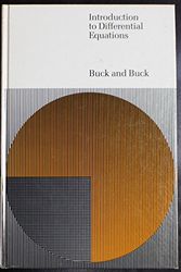 Cover Art for 9780395206546, Introduction to Differential Equations by Robert Creighton Buck