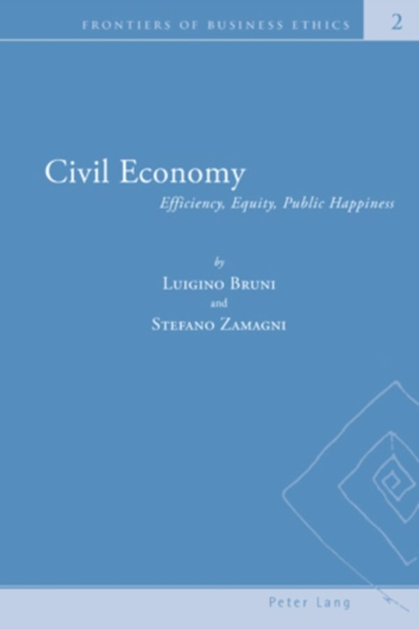 Cover Art for 9783039108961, Civil Economy by Luigino Bruni
