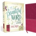 Cover Art for 9780310446071, NIV, Beautiful Word Bible, Large Print, Imitation Leather, Pink: 500 Full-Color Illustrated Verses by Zondervan