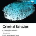 Cover Art for 9780133382105, Criminal Behavior by Curt R. Bartol, Anne M. Bartol
