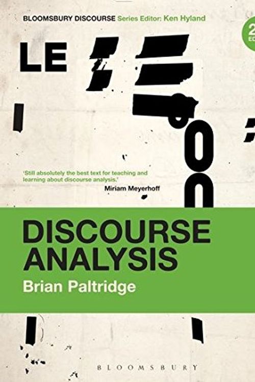 Cover Art for 9781441173737, Discourse Analysis 2e by Brian Paltridge
