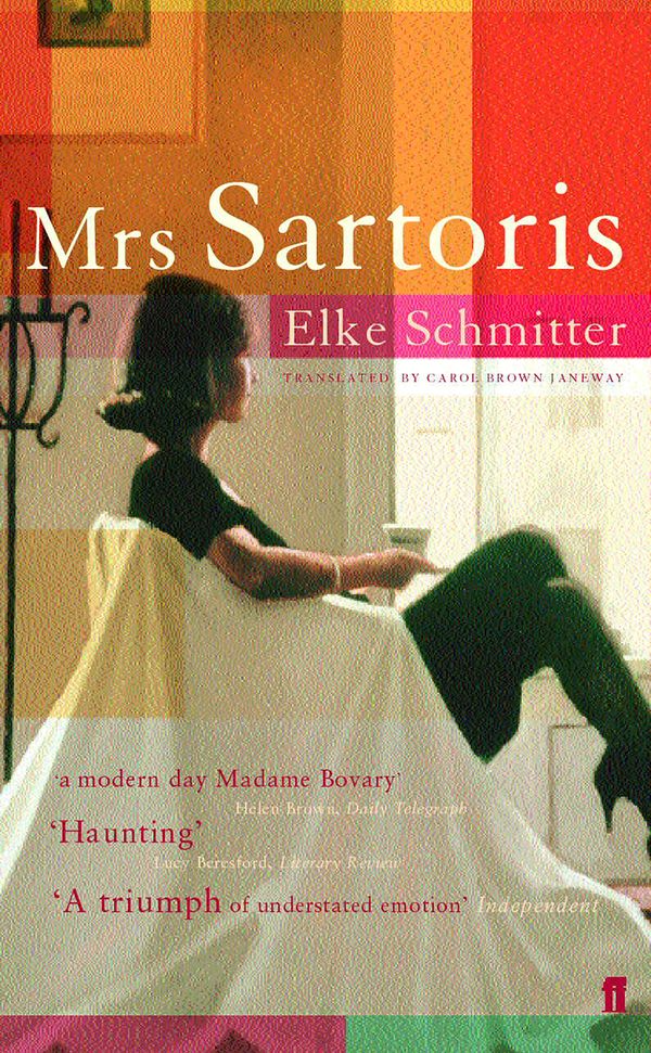 Cover Art for 9780571219209, Mrs Sartoris by Elke Schmitter