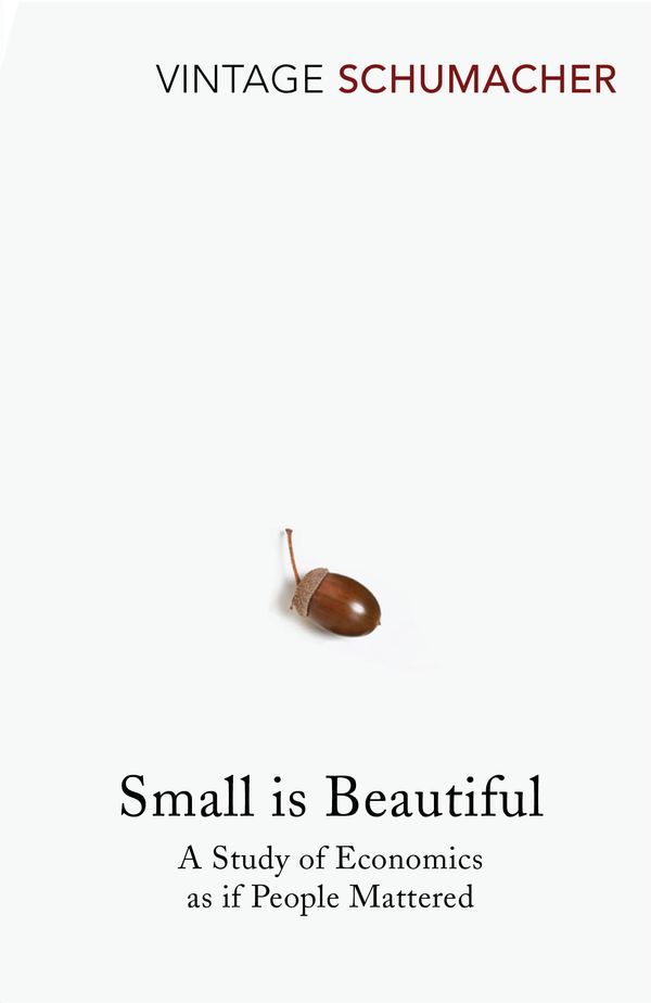 Cover Art for 9780099225614, Small Is Beautiful: A Study of Economics as if People Mattered by E F. Schumacher