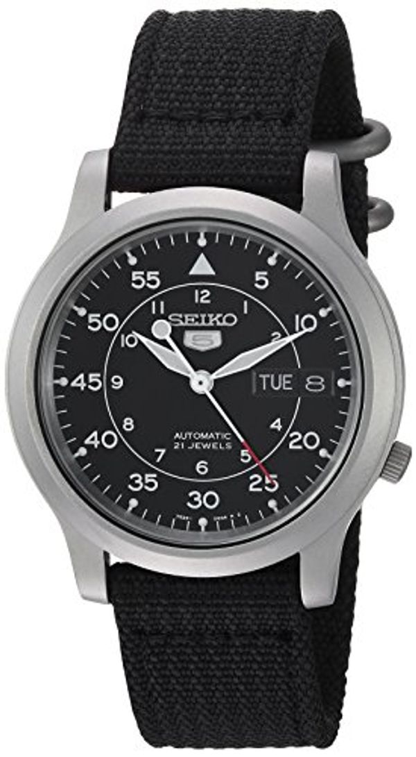 Cover Art for 0827886681952, Seiko Men’s SNK809 "Seiko 5" Automatic Watch with Black Canvas Strap by Unknown