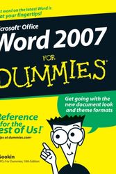 Cover Art for 9780470036587, Word 2007 For Dummies by Dan Gookin