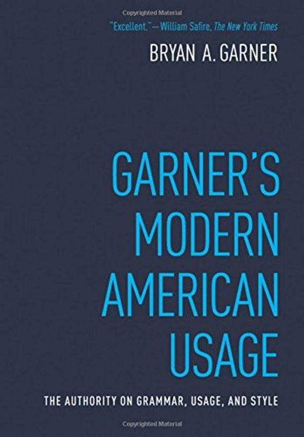 Cover Art for 9780195382754, Garner's Modern American Usage by Bryan Garner