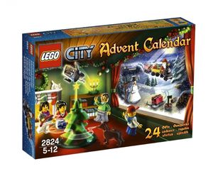 Cover Art for 5702014602434, City Advent Calendar Set 2824 by Lego