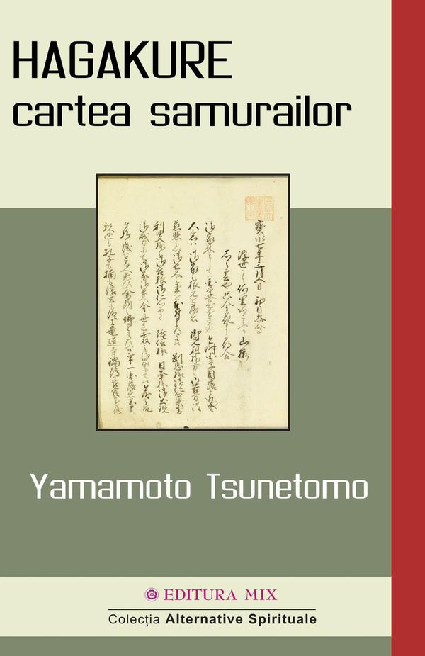 Cover Art for 9786068460031, Hagakure. Cartea samurailor by Yamamoto Tsunetomo