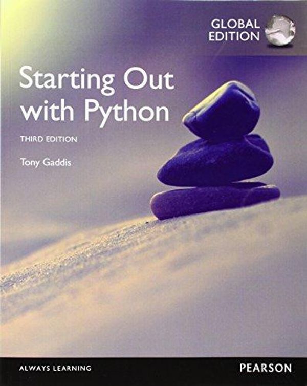 Cover Art for 9781292065502, Starting Out with Python, Global Edition by Tony Gaddis
