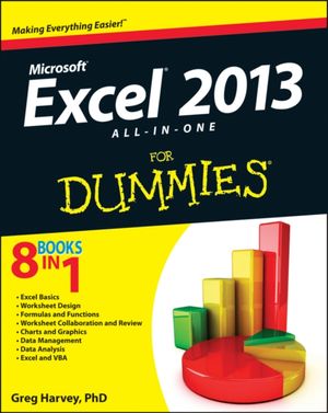 Cover Art for 9781118510100, Excel 2013 All-in-one For Dummies by Greg Harvey