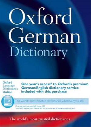 Cover Art for 9780199545681, Oxford German Dictionary by Oxford Languages