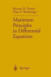 Cover Art for 9780387960685, Maximum Principles in Differential Equations by Murray H. Protter
