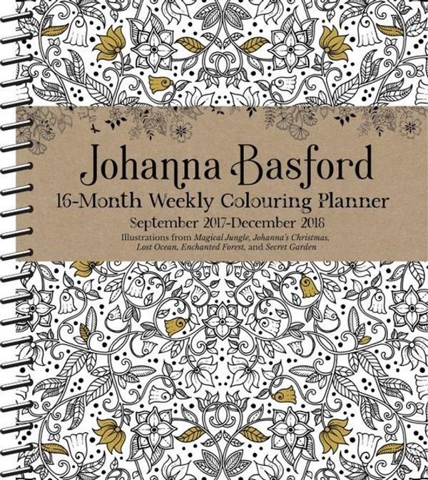 Cover Art for 9781449486822, 2018 UK Johanna Basford 16-Month Diary by Johanna Basford