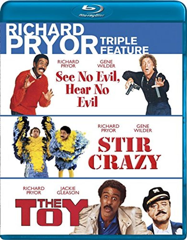 Cover Art for 0902345430583, Richard Pryor Triple Feature - Richard Pryor: See No Evil, Hear No Evil / Stir Crazy / The Toy - [Blu-ray] [1989] [Region B] - Ned Beatty, Jackie Gleason, Gene Wilder, Richard Pryor, Kevin Spacey by Unknown