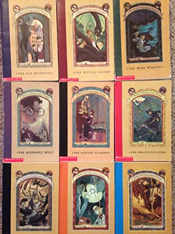 Cover Art for 9780439651752, Series of Unfortunate Events Set books #1-9 (The Bad Beginning, The Reptile Room, The Wide Window, The Miserable Mill, The Austere Academy, The Ersatz Elevator, The Vile Village, The Hostile Hospital, The Carnivorous Carnival) by Lemony Snicket