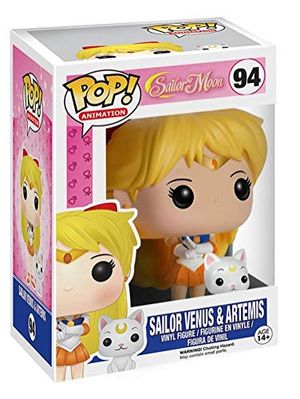 Cover Art for 0849803073008, Funko POP Anime: Sailor Moon - Sailor Venus with Artemis Action Figure by FUNKO