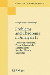 Cover Art for 9783540636861, Problems and Theorems in Analysis: v. 2 by Georg Polya