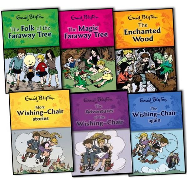 Cover Art for 9783200303096, Enid Blyton Wishing Chair and Faraway Tree Series 6 Books Collection Pack Set RRP: £35.94 (The Enchanted wood, magic faraway tree, Folk of the faraway tree, More Wishing chair Stories, Wishing Chair again, The adventures of the wishing Chair) by Enid Blyton