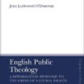 Cover Art for 9780567712523, English Public Theology by Joan Lockwood O’Donovan