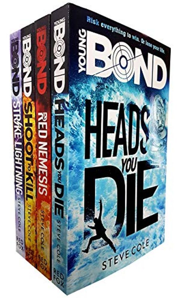 Cover Art for 9789526535937, Young Bond Collection Steve Cole 4 Books Set (Strike Lightning, Shoot to Kill, Heads You Die, Red Nemesis) Books for Young Adults by Steve Cole