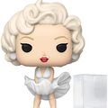 Cover Art for B09GCDZL54, Icons: Marilyn Monroe [White Dress] Funko Pop! Vinyl Figure (Bundled with Compatible Pop Box Protector Case) by Unknown
