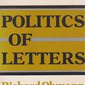 Cover Art for 9780819551757, Politics of Letters by Richard Ohmann