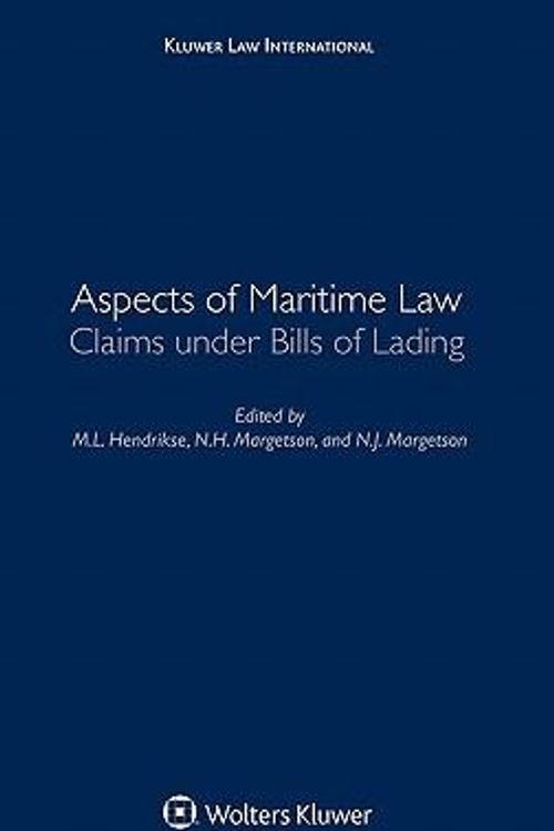 Cover Art for 9789041126238, Aspects of Maritime Law by M. L. Hendrikse & N. H. Margetson & N. J. Margetso