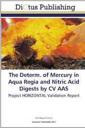 Cover Art for 9783845455433, The Determ. of Mercury in Aqua Regia and Nitric Acid Digests by CV AAS: Project HORIZONTAL Validation Report by Joint Research Centre