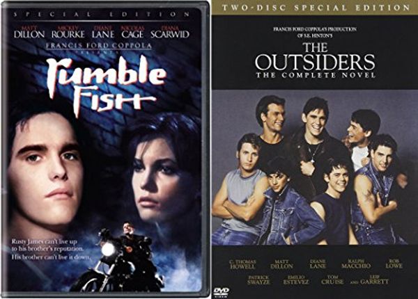 Cover Art for 0743167384834, The Outsiders 2 Disc Special Novel Edition & Rumble fish 80's Francis Ford Coppola Matt Dillon Teen movie bundle S.E. Hinton Set by Unknown