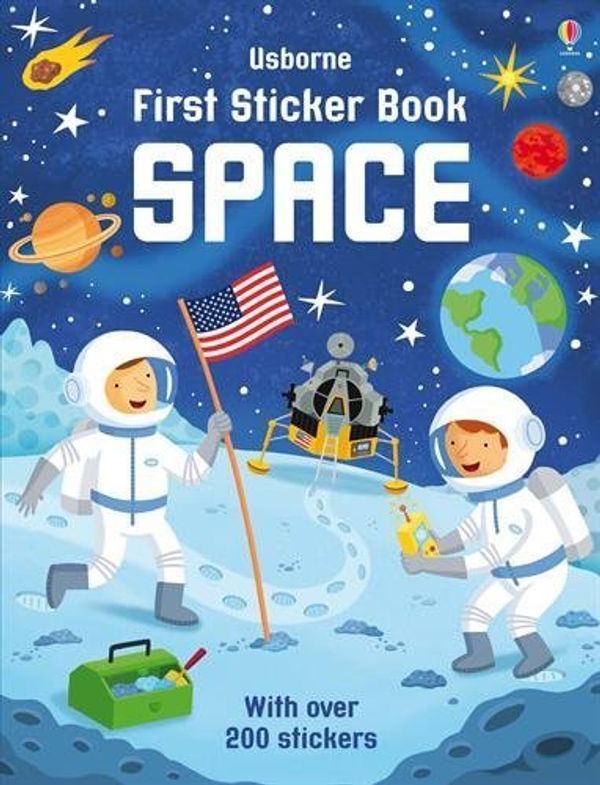Cover Art for B00ZQBFS64, First Sticker Book Space by Smith, Sam, Tudhope, Simon (2015) Paperback by Sam Smith