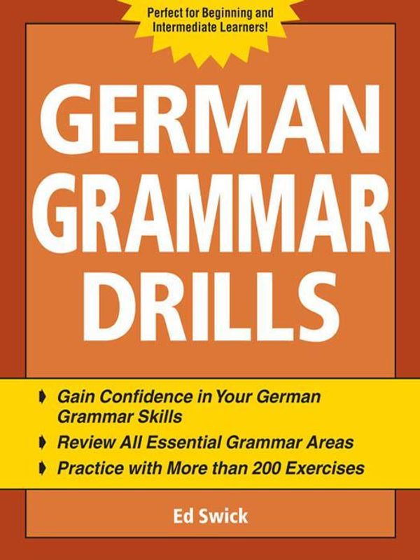 Cover Art for 9785551716778, German Grammar Drills by Ed Swick