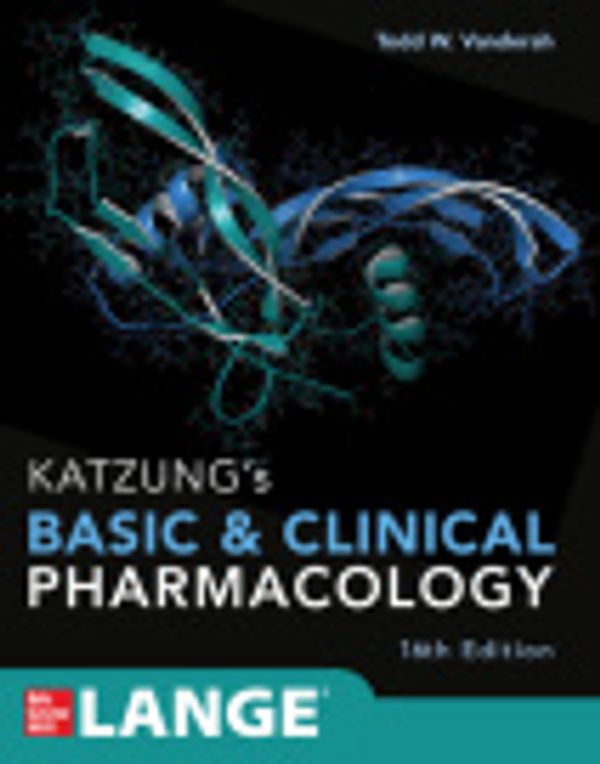 Cover Art for 9781260463316, Katzung's Basic and Clinical Pharmacology, 16th Edition by Todd W. Vanderah