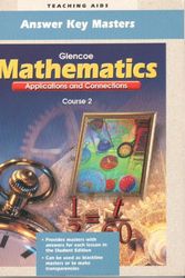Cover Art for 9780028330662, Answer Key Masters (Mathematics Applications and Connections, Course 2) by Mc Graw hill