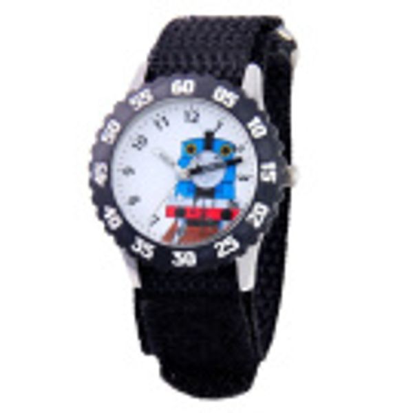 Cover Art for 0843231065529, Thomas and Friends Kids’ W000727 Stainless Steel Time Teacher Black Bezel Black Velcro Strap Watch by Thomas and Friends