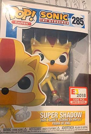 Cover Art for 0889698333351, Funko Pop Games Sonic The Hedgehog Super Shadow e3 2018 #285 by Unknown