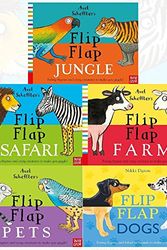 Cover Art for 9789123622139, Flip Flap Series 5 Books Collection Set (Axel Scheffler's Flip Flap Safari, Farm, Jungle, Pets, Flip Flap Dogs) by Axel Scheffler