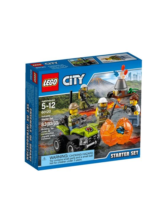 Cover Art for 5702015594813, Volcano Starter Set Set 60120 by LEGO