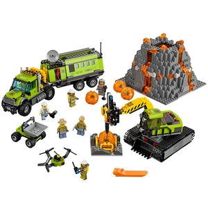 Cover Art for 0673419249959, Volcano Exploration Base Set 60124 by LEGO