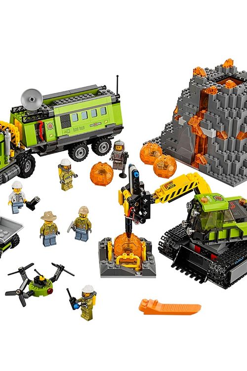 Cover Art for 0673419249959, Volcano Exploration Base Set 60124 by LEGO